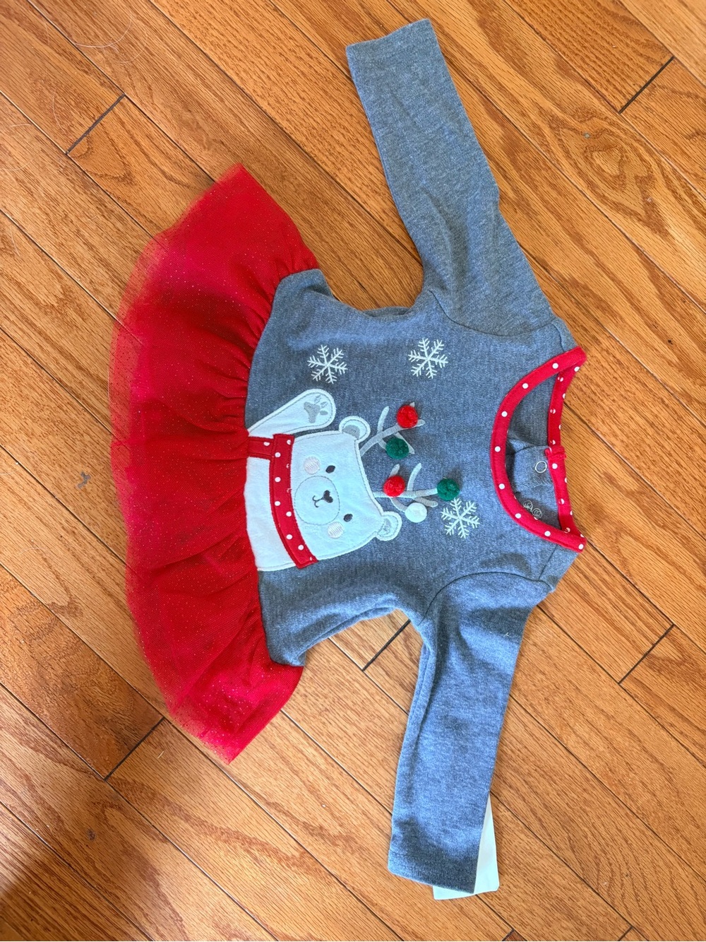 Infant Girl Winter Christmas Shirt- 9 months
